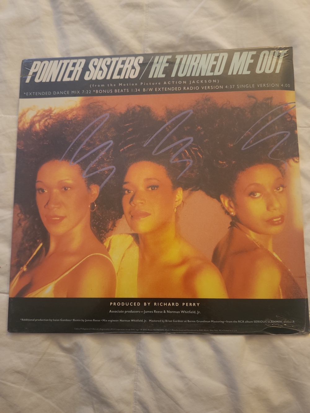 Pointer Sisters He Turned Me Out Vinyl Record 12" Single SEALED BEST COPY EX!